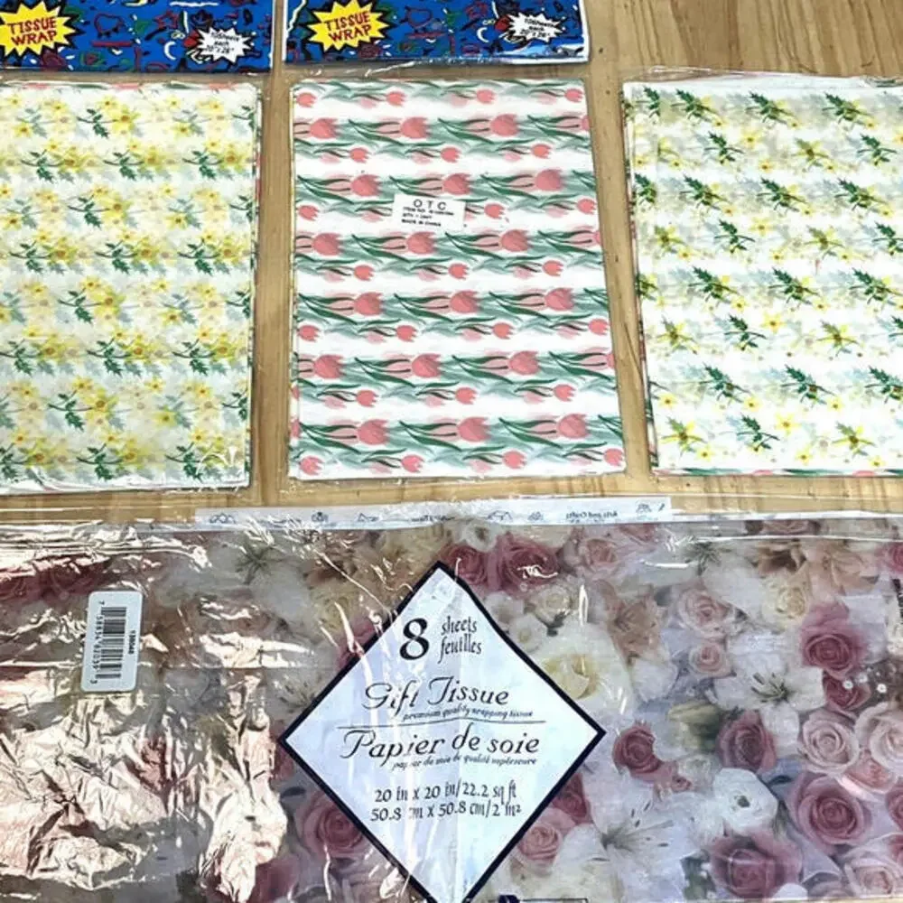 8 POUNDS Vintage Gift Wrap Wrapping Paper Curling Ribbon All‎ Occasions Huge Lot